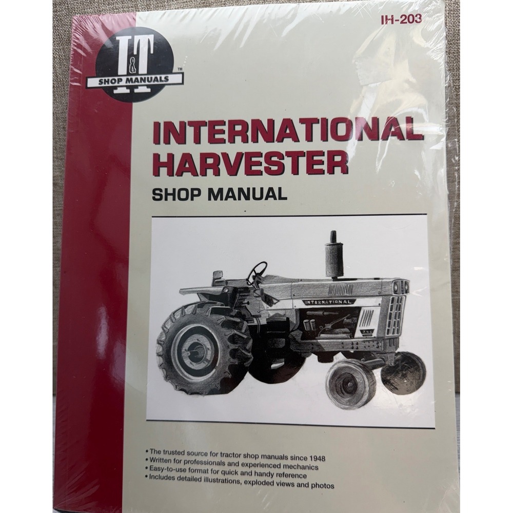 International Harvester Shop Manual IH-203 Gas Diesel Tractor Repair Haynes‎ NEW